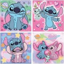 Educa - Stitch 4-I-1 Puslespil - My First Puzzle
