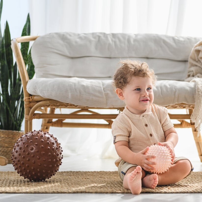 Edushape - Sansebold - Original Sensory Ball Boho Chic - Brun