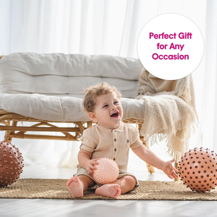 Edushape - Sansebold - Original Sensory Ball Boho Chic - Lyserød