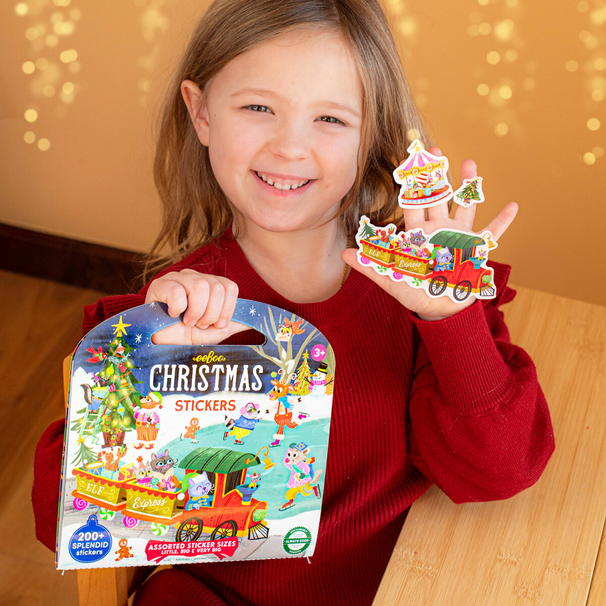 Eeboo - Christmas Stickers - Over 200 Juleklistermærker