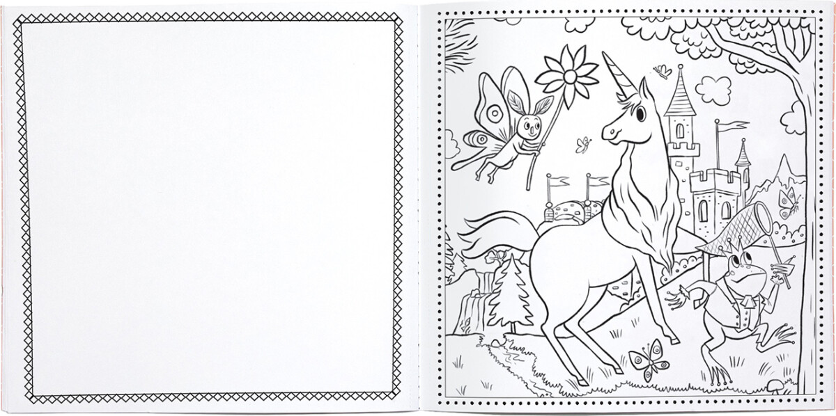 Eeboo - Early Learner Magical Creatures Coloring Book - Malebog