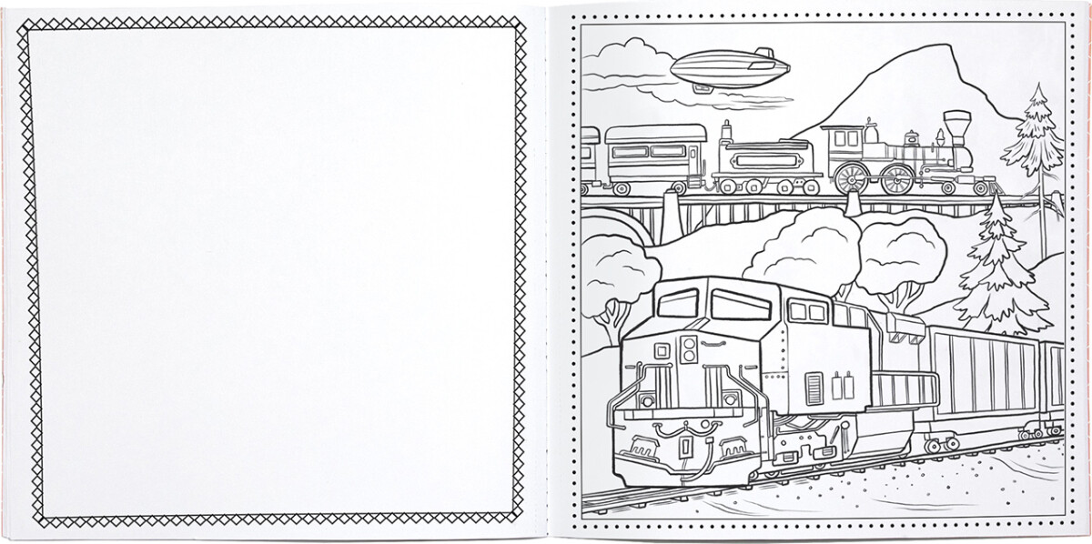 Eeboo - Early Learner Construction Coloring Book - Malebog