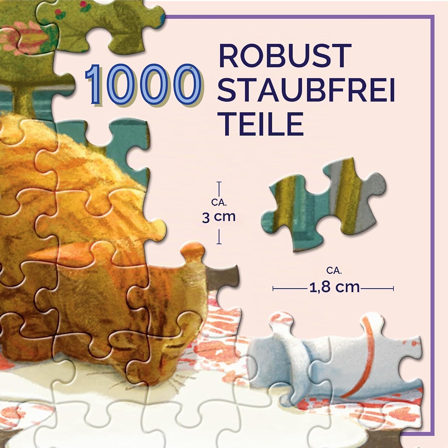 Eeboo Puslespil - Springtime Kitchen - 1000 Brikker