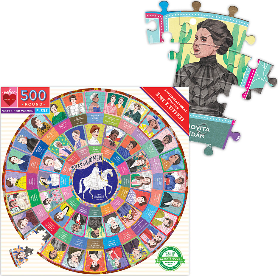 Eeboo Puslespil - 500 Brikker - Kvinders Valgret