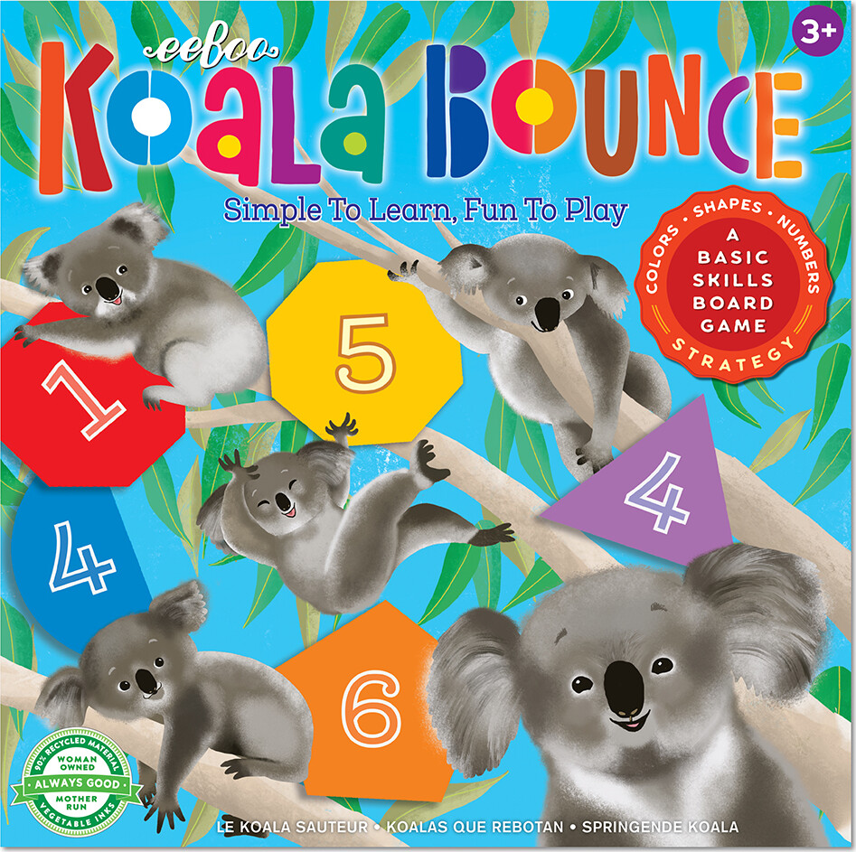 Eeboo - Brætspil Til Børn - Koala Hop