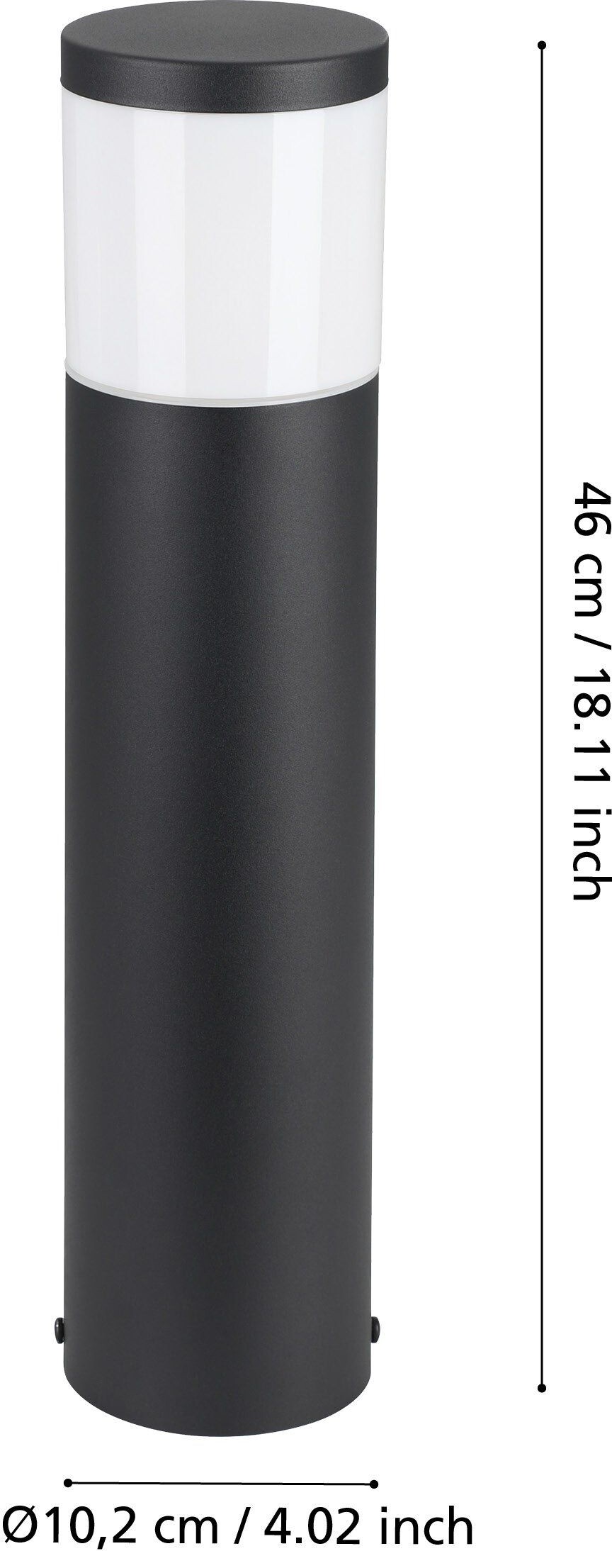 Eglo - Basalgo-Z - Udendørs Standerlampe - Sort - H45 Cm - Rgb Tw