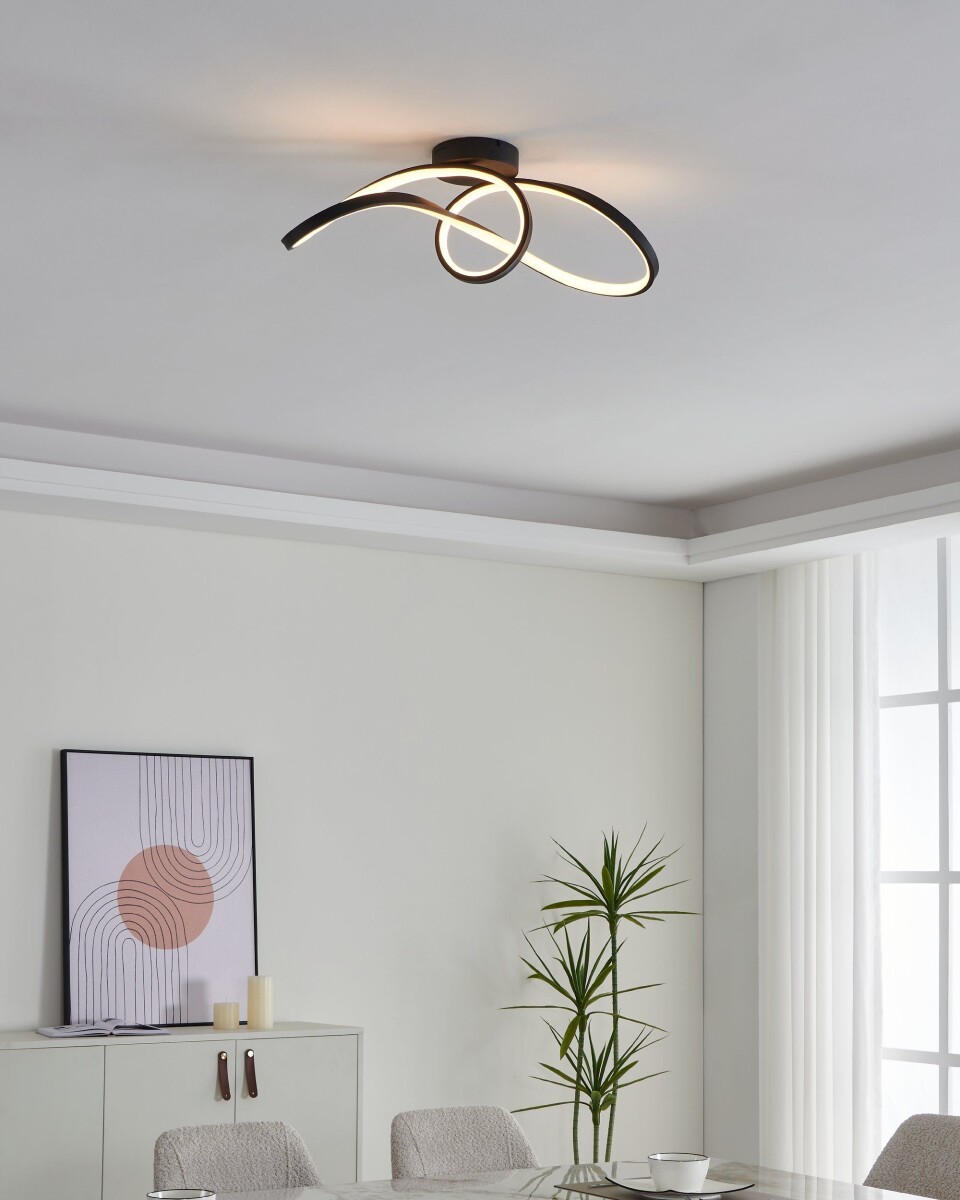 Eglo - Calarossa-Z - Loftlampe - Sort - Rgb Tw Zigbee Bt