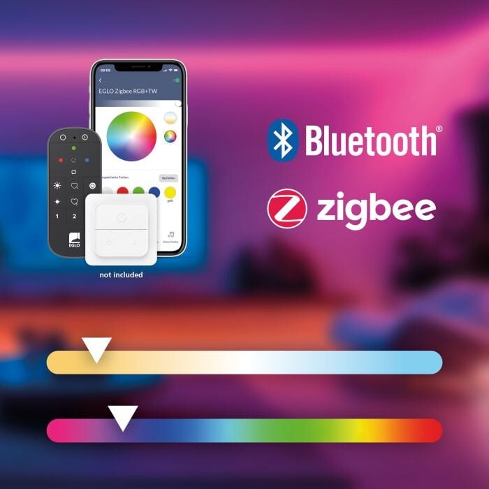 Eglo - Carossa-Z - Forlænger - Hvid - Ø 8 - Rgb Tw Zigbee Bt