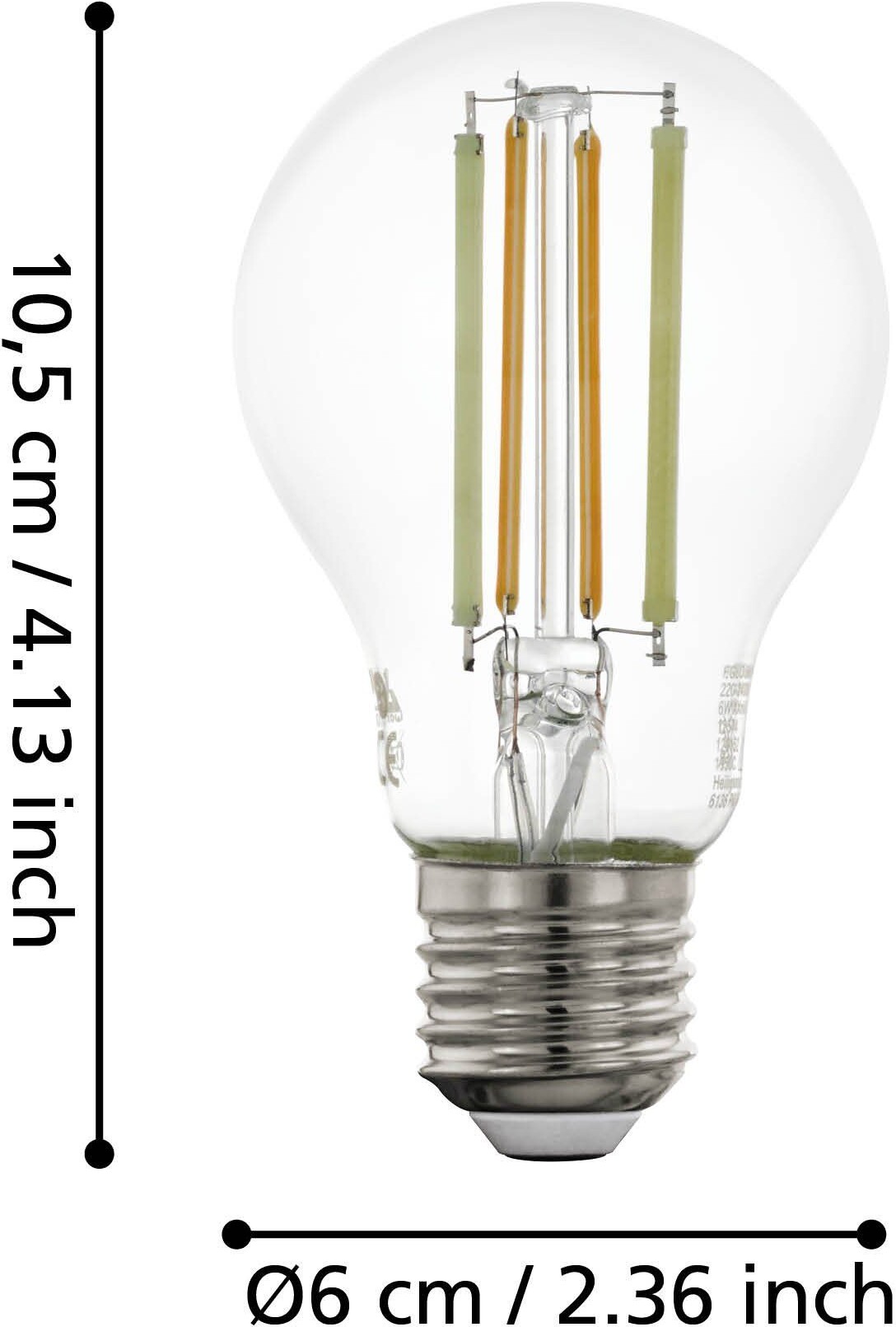 Eglo - A60 - E27 Led Pære - Klar - Dæmpbar - Tw Zigbee Bt