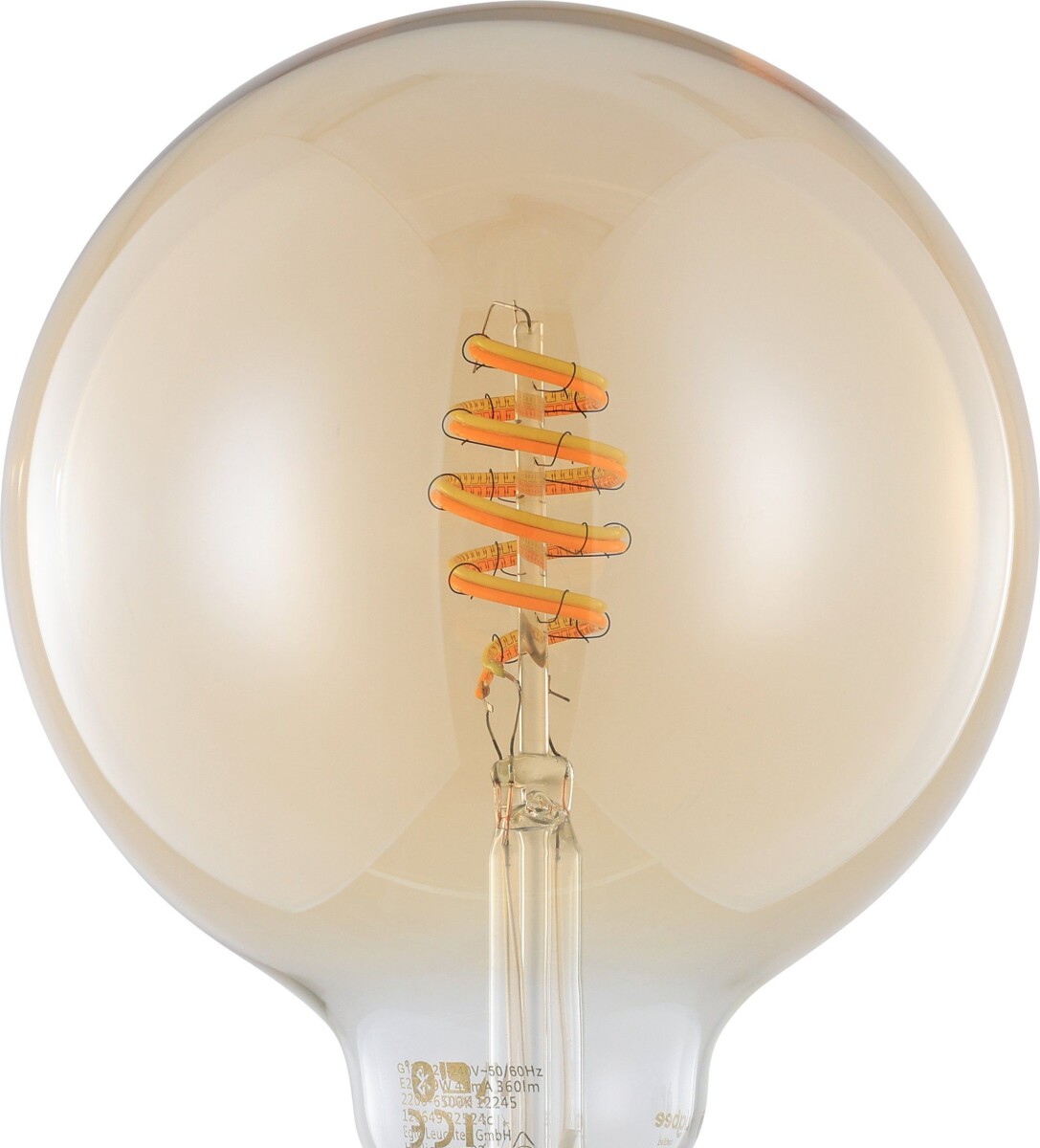 Eglo - G125 - E27 Led Pære - Spiral Amber - Dæmpbar - Tw Zigbee Bt