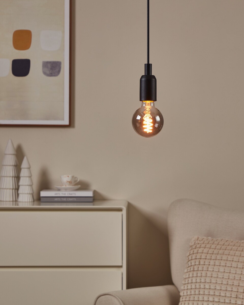 Eglo - G80 - E27 Led Pære - Spiral Røg Varm Hvid - Dæmpbar - Zigbee Bt