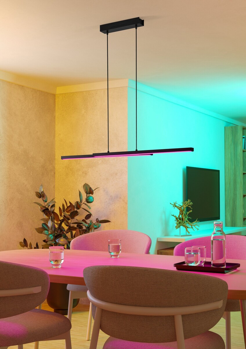 Eglo - Fraioli-Z - Langbordspendel - Sort - Rgb Tw Zigbee Bt