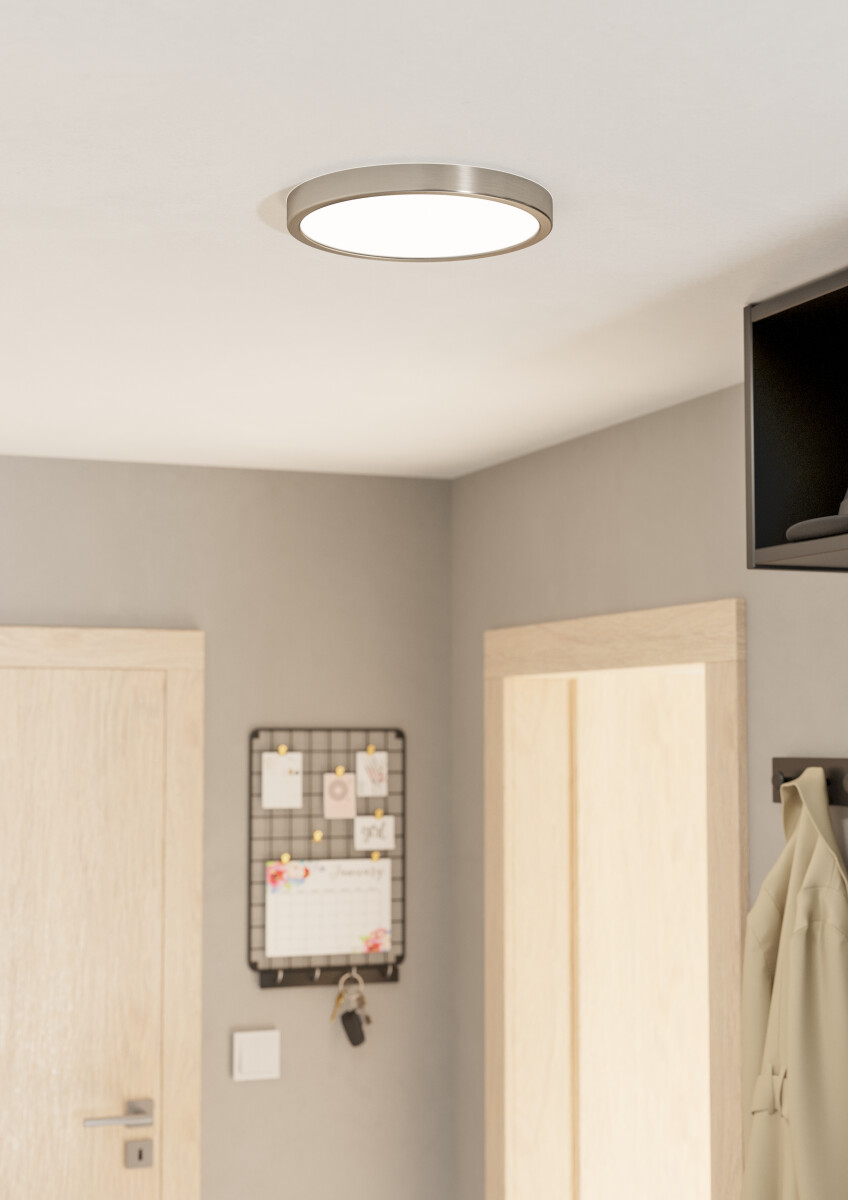 Eglo - Fueva 5 - Plafond Lampe - Satineret Nikkel - 28 5 Cm