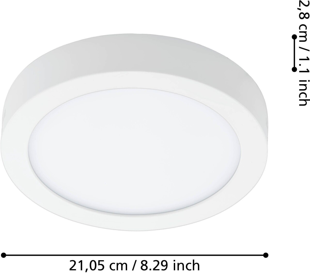 Eglo - Fueva-Z - Plafond Lampe - Hvid Ø21 Cm - Tw Zigbee Bt