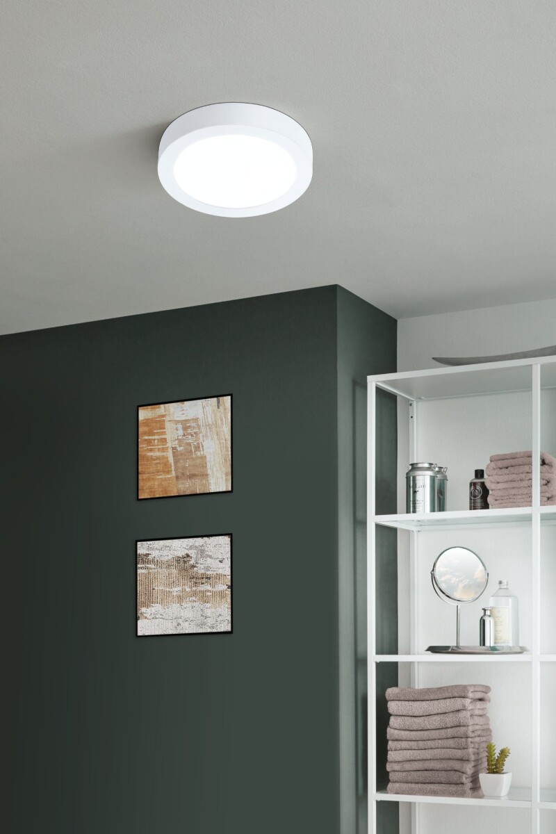 Eglo - Fueva-Z - Plafond Lampe - Hvid Ø21 Cm - Tw Zigbee Bt