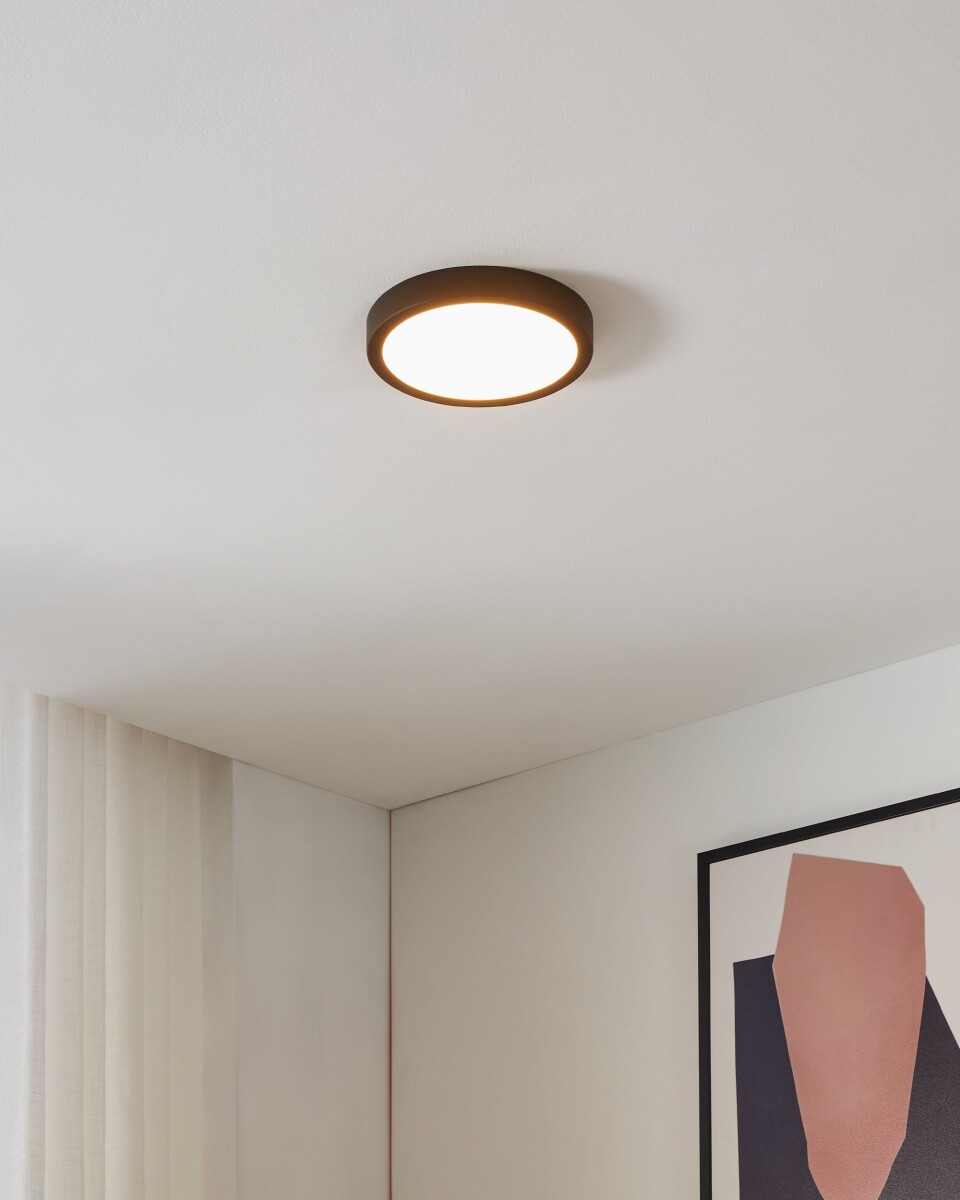 Eglo - Fueva-Z - Plafond Lampe - Sort Ø21 Cm - Tw Zigbee Bt