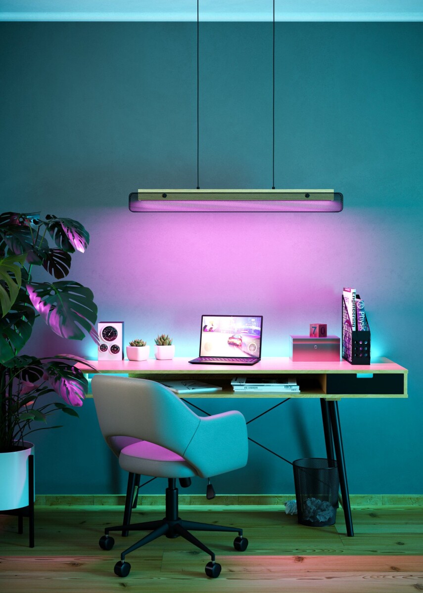 Eglo - Kokomo-Z - Langbordspendel - Sort - Rgb Tw Zigbee Bt