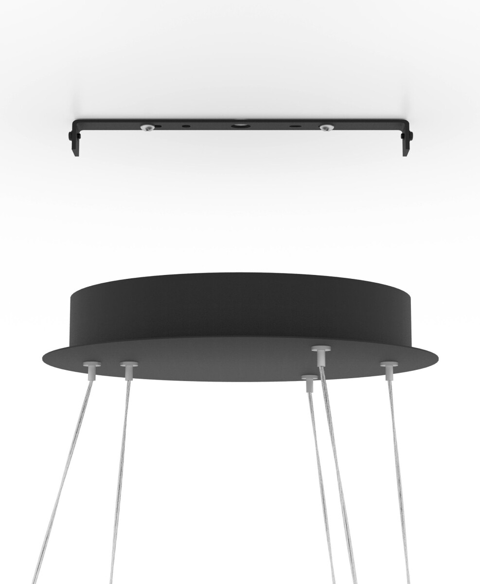 Eglo - Lobinero-Z - Pendel Lampe - Sort - Ø 57 Cm - Tw Zigbee Bt