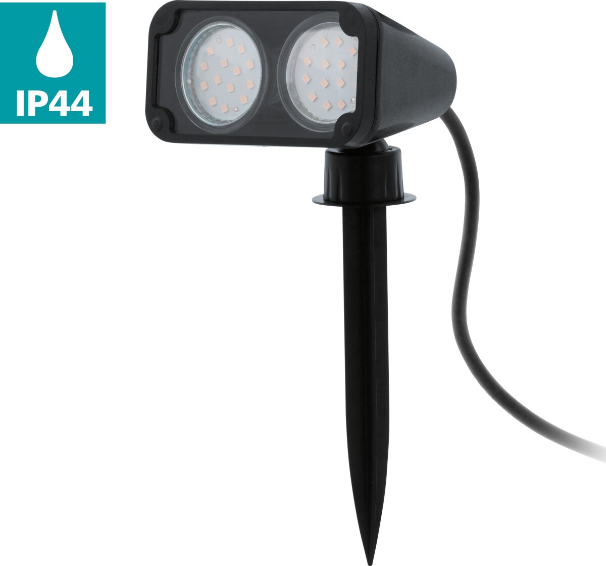 Eglo - Nema 1 - Udendørs Spotlys Med Spyd - Sort