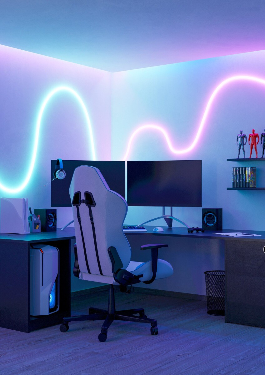 Eglo - Neon Stripe-Z - Led Strip - Hvid - 3 M - Rgb Tw Zigbee Bt
