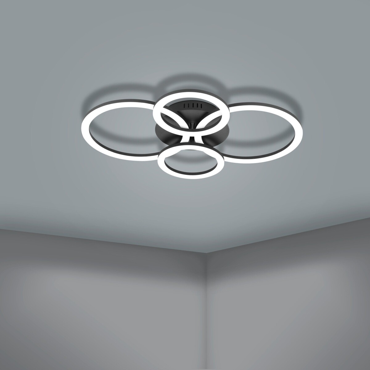 Eglo - Paranday-Z - Loftlampe - Cirkler Sort - 61 5X45 Cm - Tw Zigbee Bt