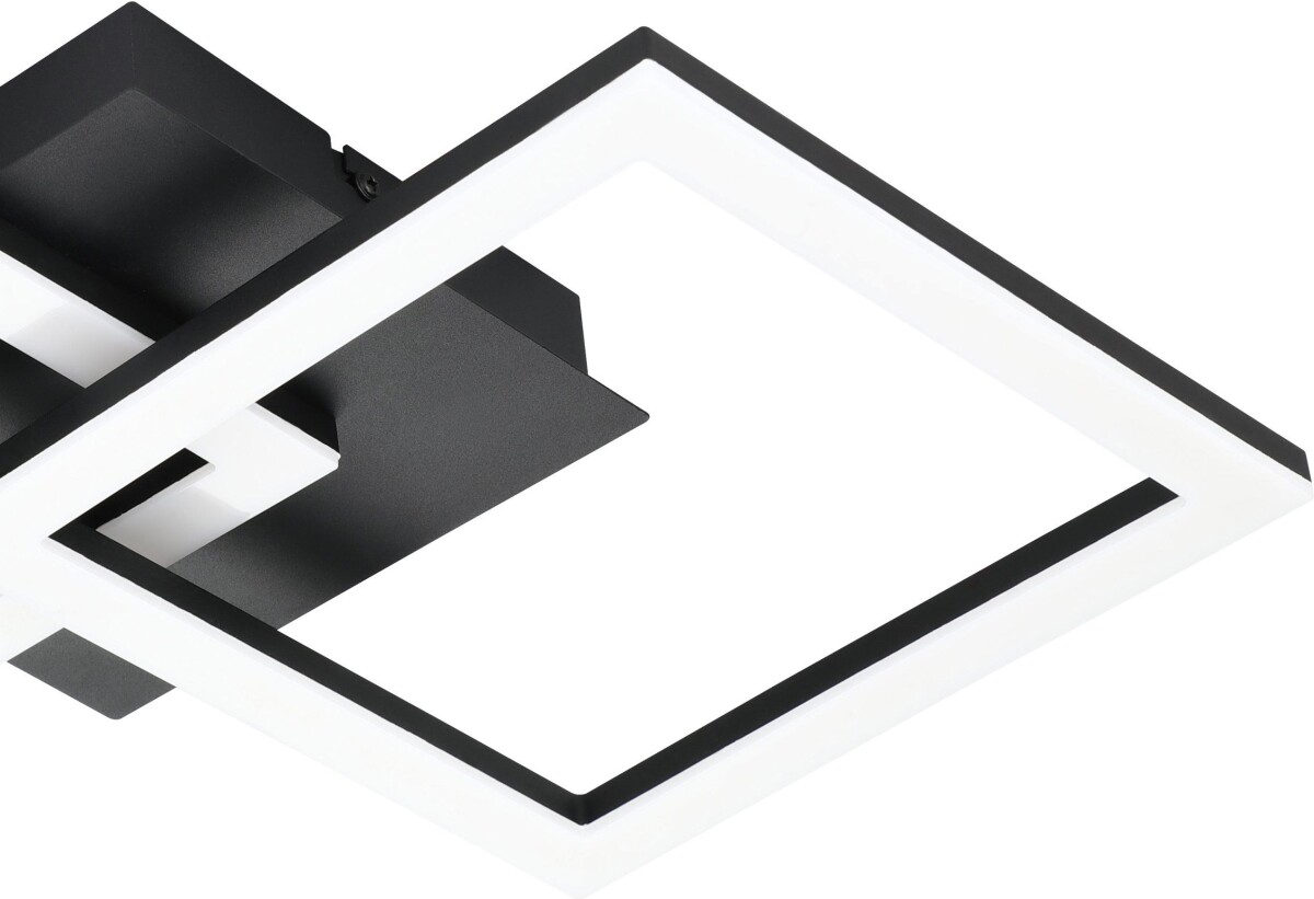Eglo - Paranday-Z - Loftlampe - Firkanter Sort - 52 5X31 Cm - Tw Zigbee Bt