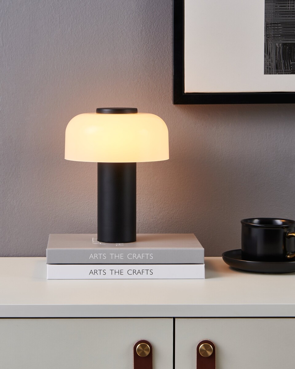 Eglo - Ponente - Udendørs Bordlampe - Usb-C Tw Touch Ip44 - Sort Hvid - 20