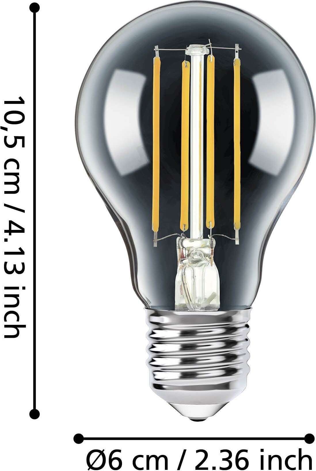 Eglo - E27 Pære Med Fjernbetjening - Led - A60 - Hvid - Zigbee Bt