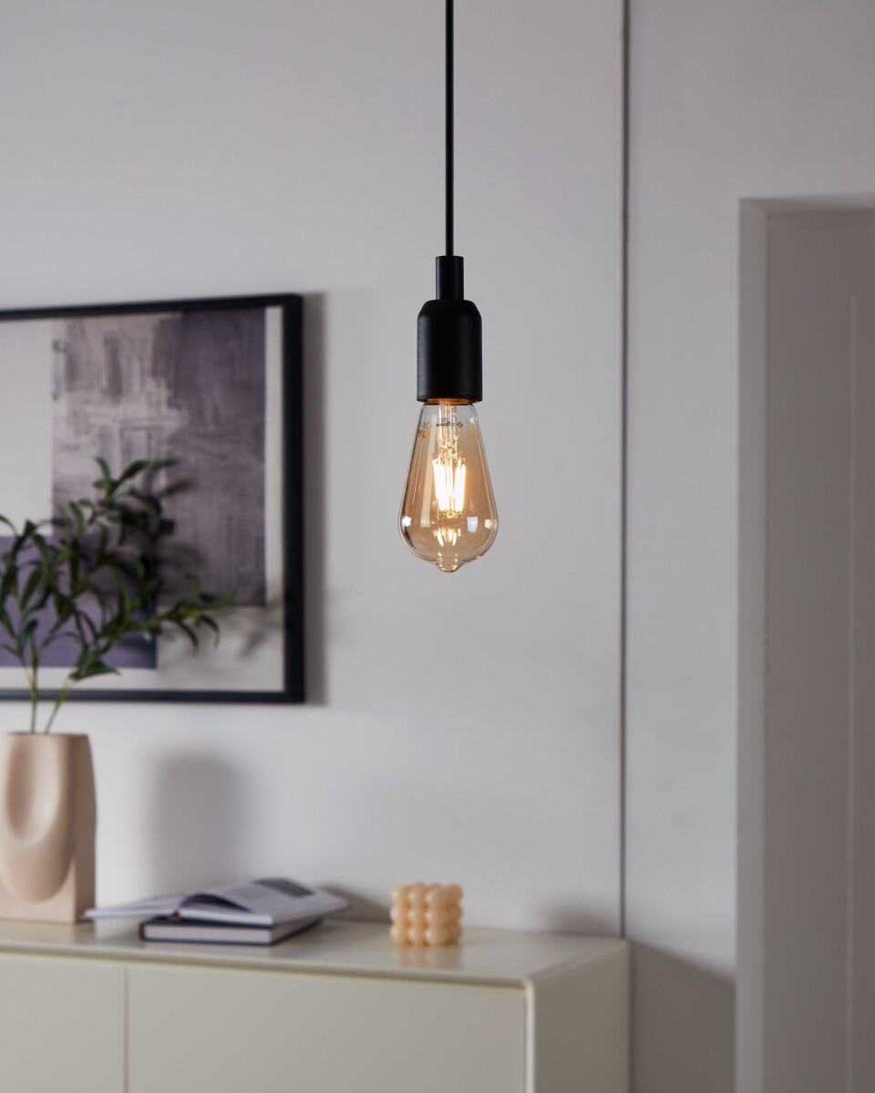 Eglo - E27 Pærer Med Fjernbetjening - Led - St64 Amber - Varm Hvid -