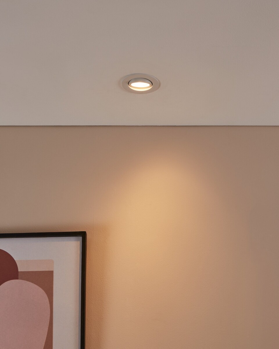 Eglo - Saliceto-Z - Indbygningsspot - Hvid - Ø 8 8 Rgb Tw Zigbee Bt