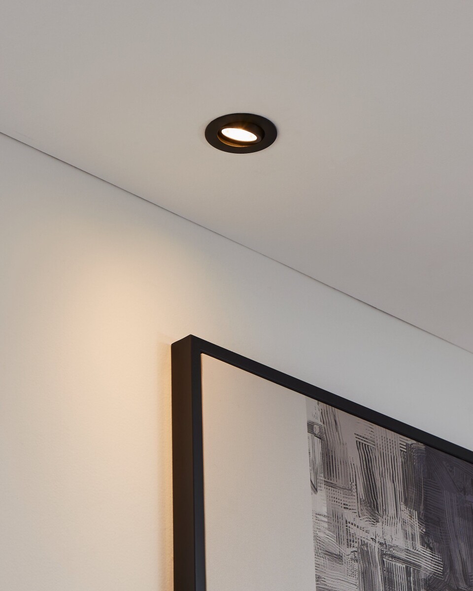 Eglo - Saliceto-Z - Indbygningsspot - Sort - Ø 8 8 Cm - Rgb Tw Zigbee Bt