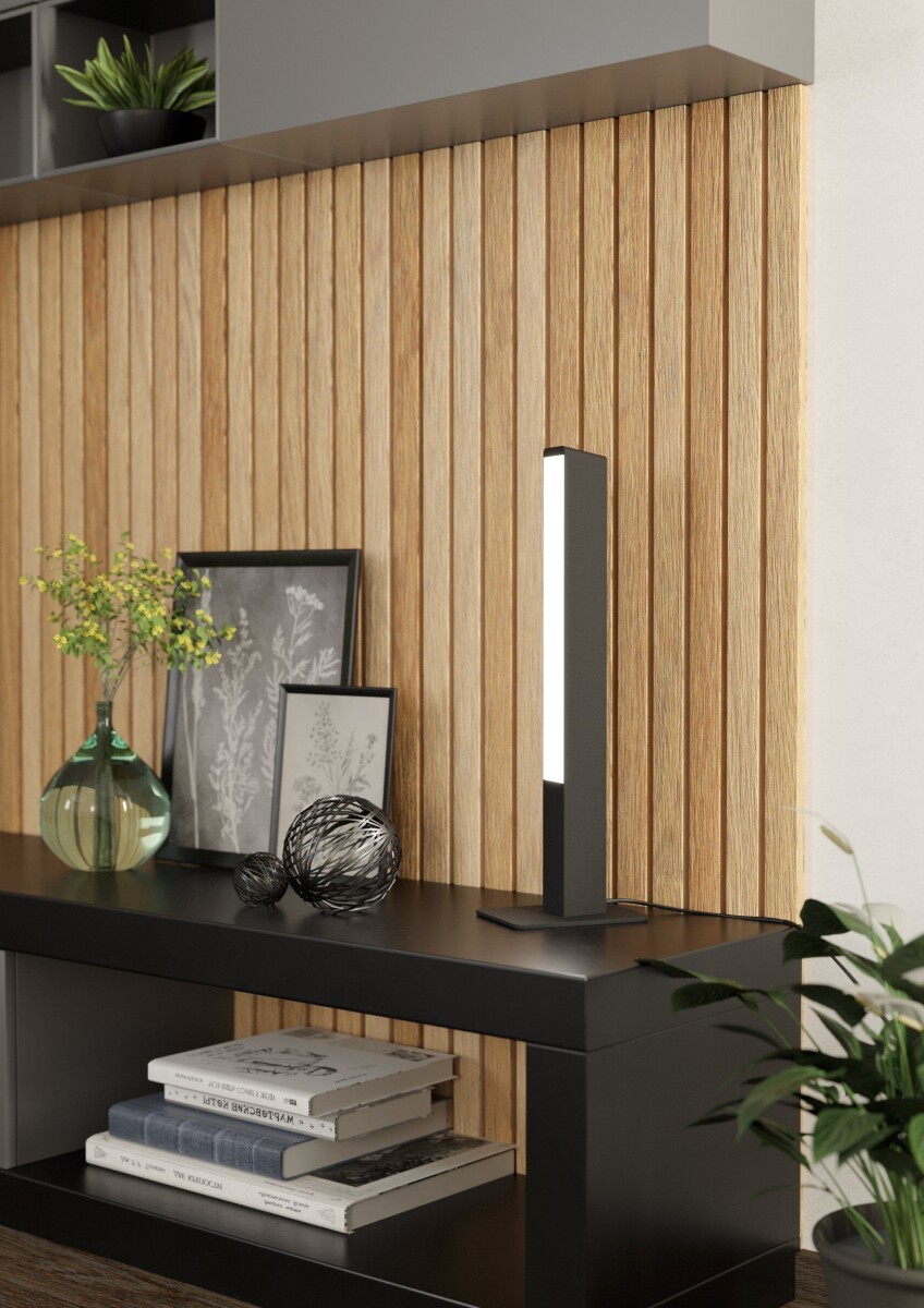 Eglo - Simolaris-Z - Bordlampe - Sort - H 51 5 Cm - Rgb Tw Zigbee Bt