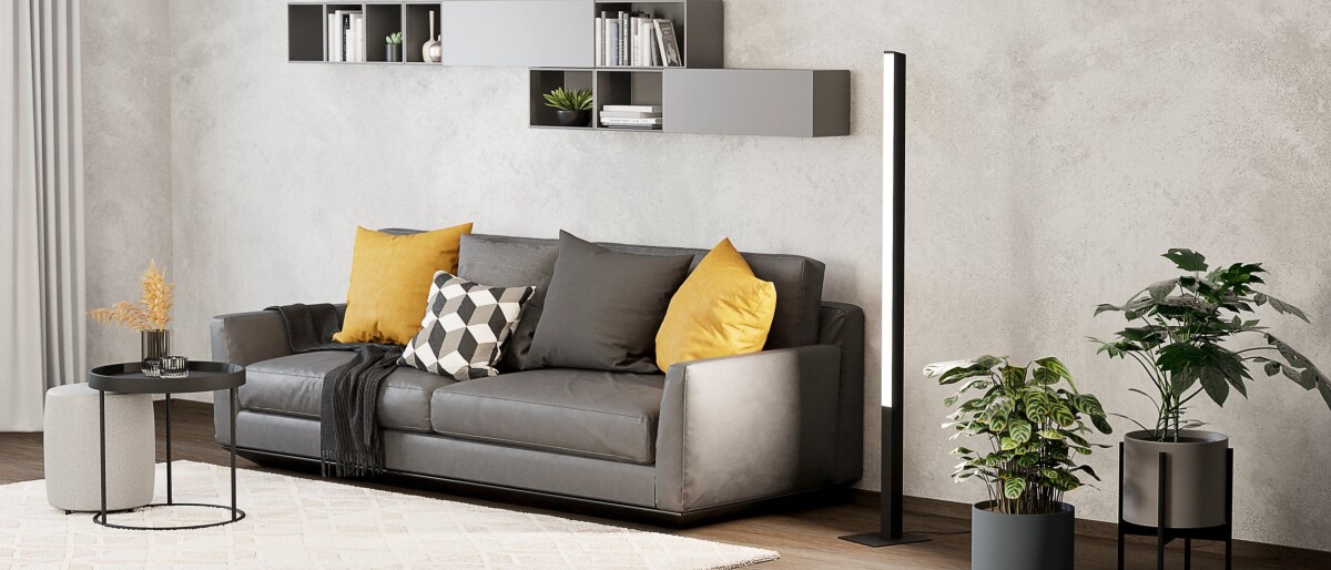 Eglo - Simolaris-Z - Gulvlampe - Sort - H 161 5 Cm - Rgb Tw Zigbee Bt