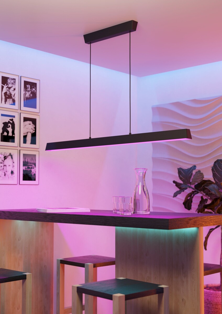 Eglo - Simolaris-Z - Langbordspendel - Sort - Rgb Tw Zigbee Bt