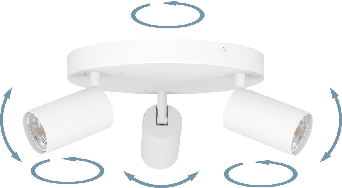 Eglo - Telimbela-Z - Rondel Lampe - Hvid - Rgb Tw Zigbee Bt