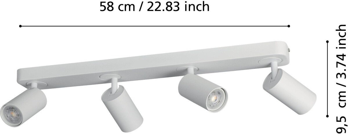 Eglo - Telimbela-Z - Spotlampe - Hvid - Rgb Tw Zigbee Bt