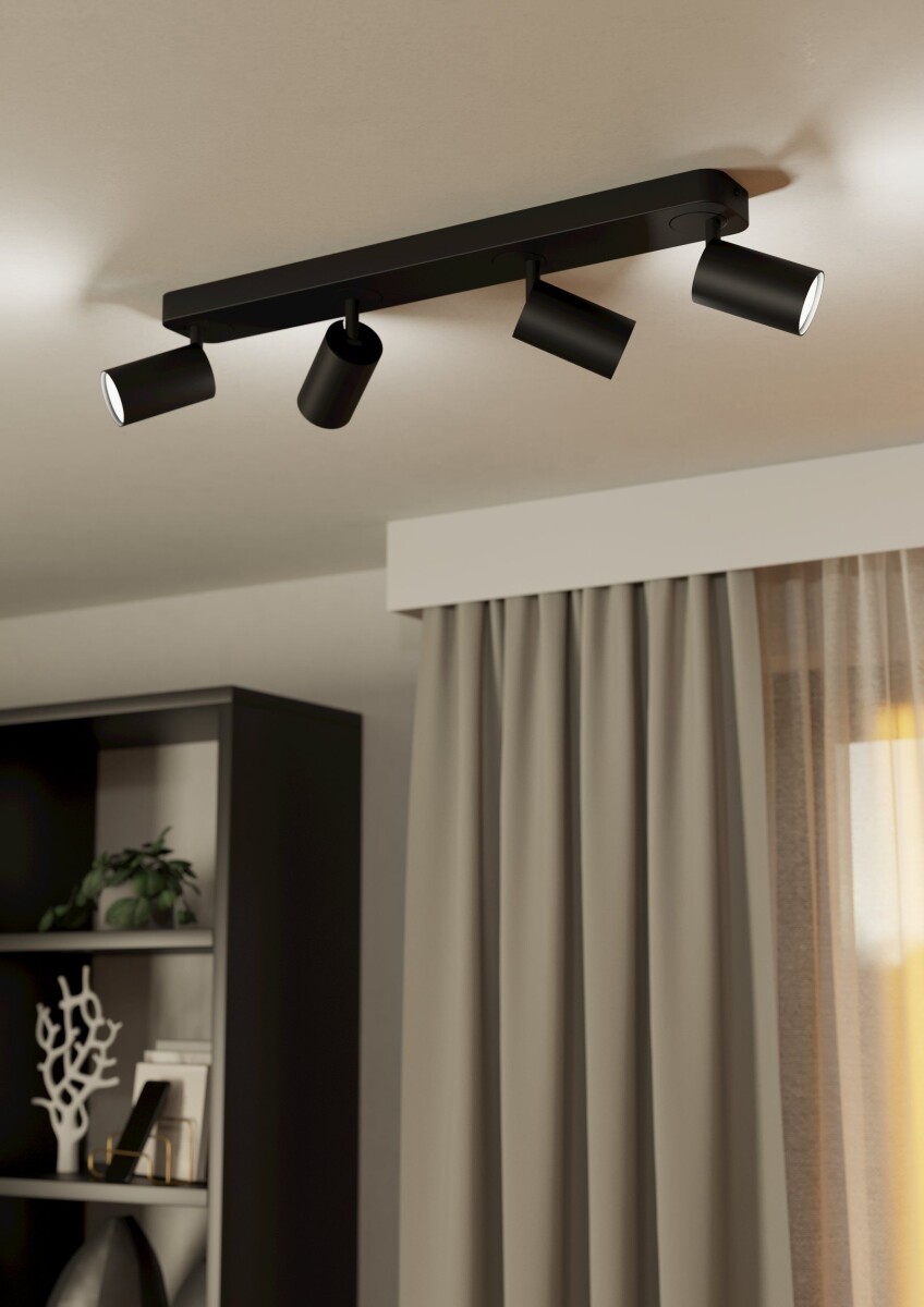 Eglo - Telimbela-Z - Spotlampe - Sort - Rgb Tw Zigbee Bt