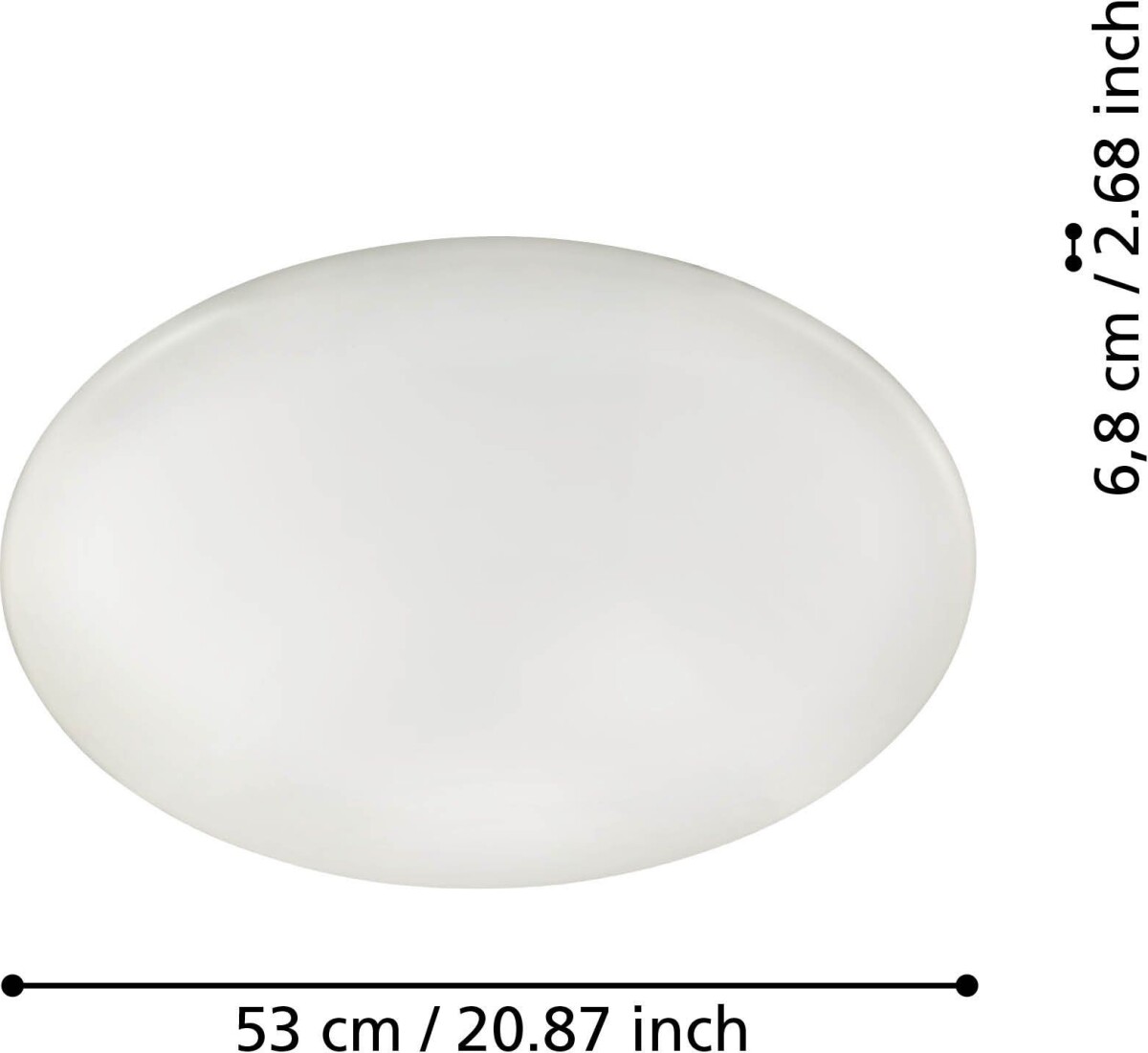 Eglo - Totari-Z - Plafond Lampe - Hvid - Ø 53 Cm - Tw Zigbee Bt