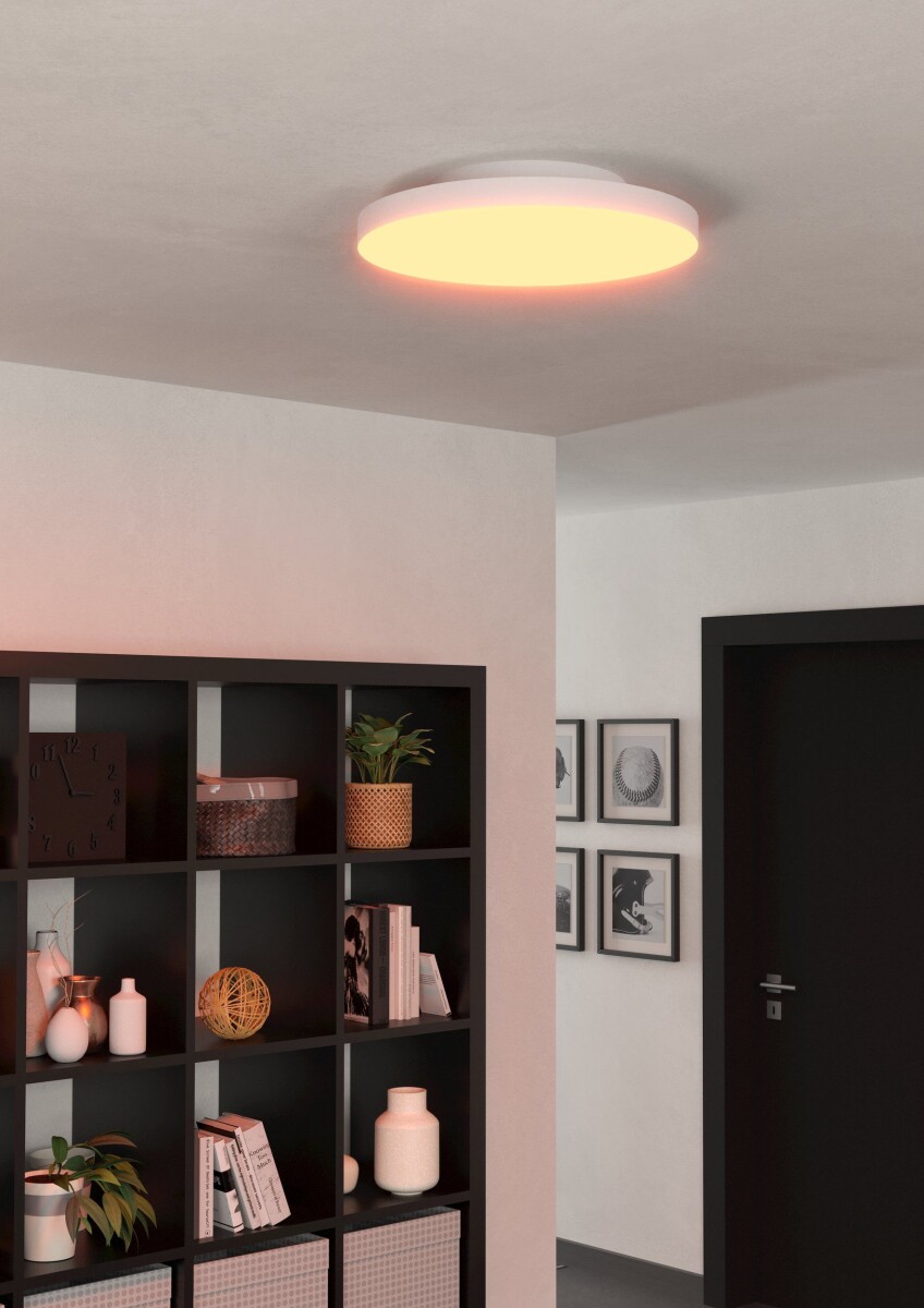 Eglo - Turcona-Z - Plafond Lampe - Hvid - Ø 45 Cm - Rgb Tw Zigbee Bt