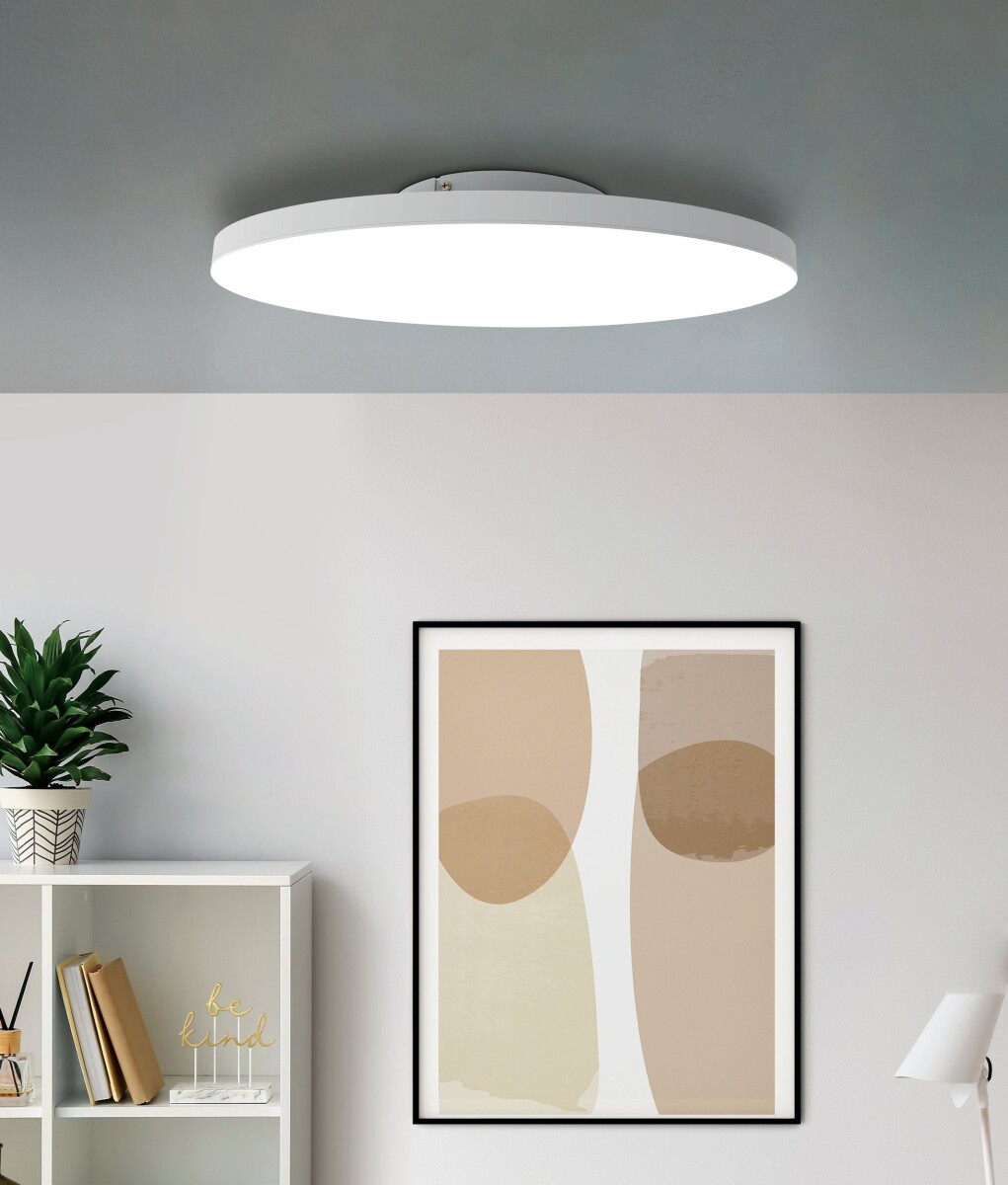 Eglo - Turcona-Z - Plafond Lampe - Hvid - Ø 60 Cm - Rgb Tw Zigbee Bt
