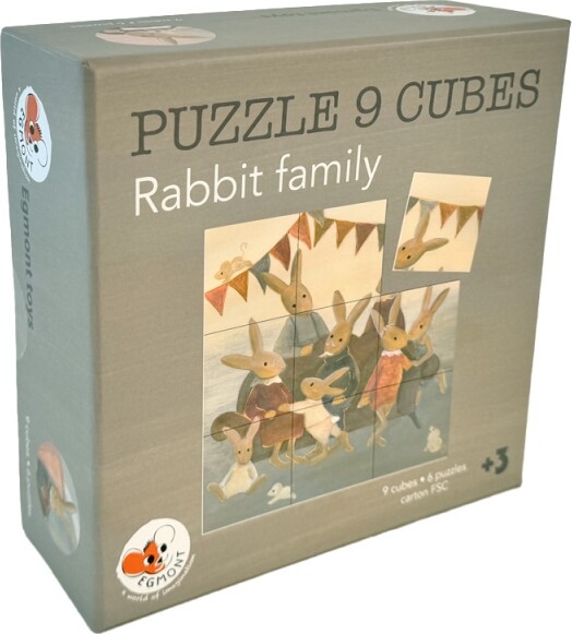 Egmont Toys - Klodspuslespil - Kaninfamilie