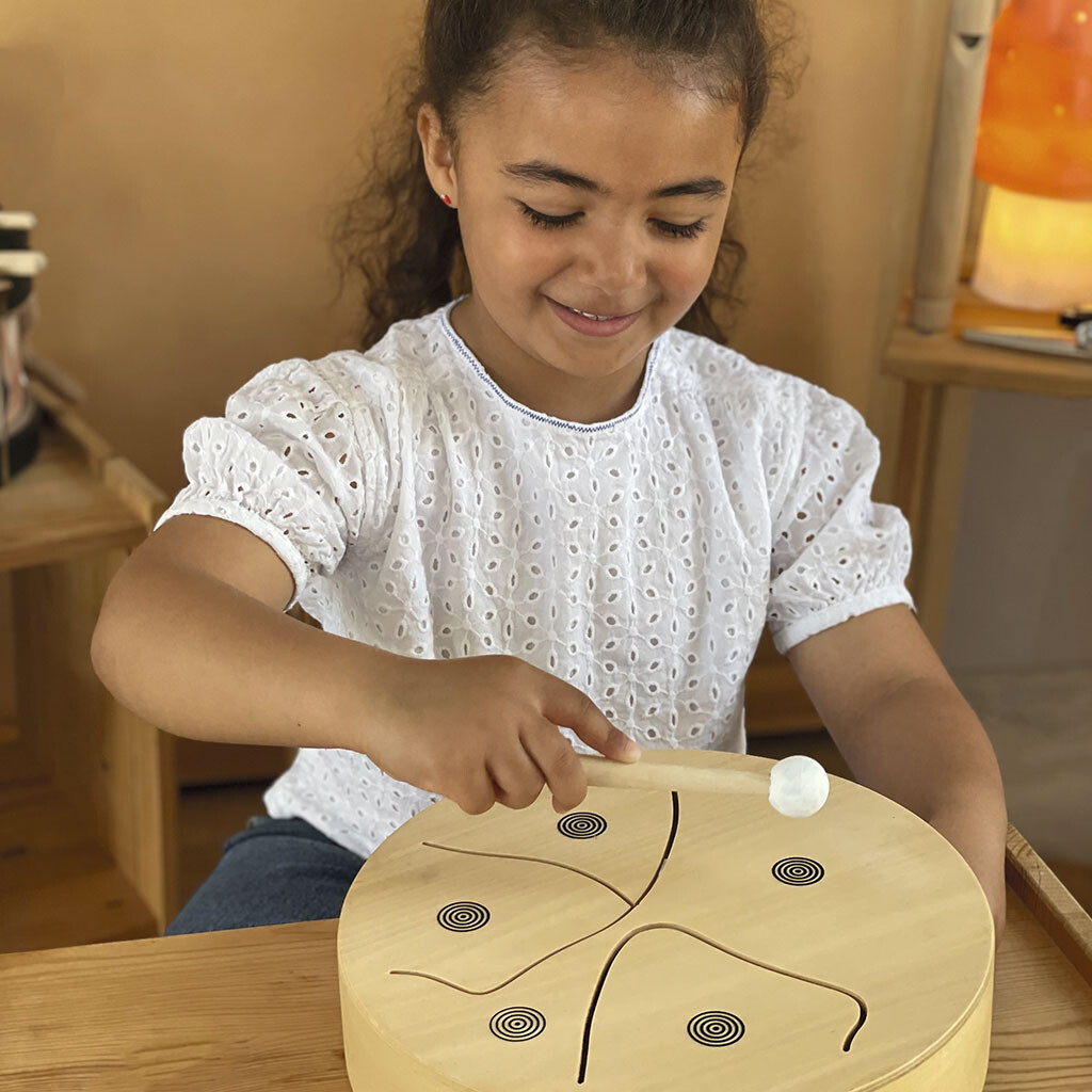 Egmont Toys - Tromme Til Børn Inkl Trommestik - Træ