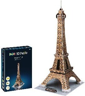 Eiffeltårnet 3D Puslespil - Revell 3D Puzzle - 39 Brikker - 47 Cm
