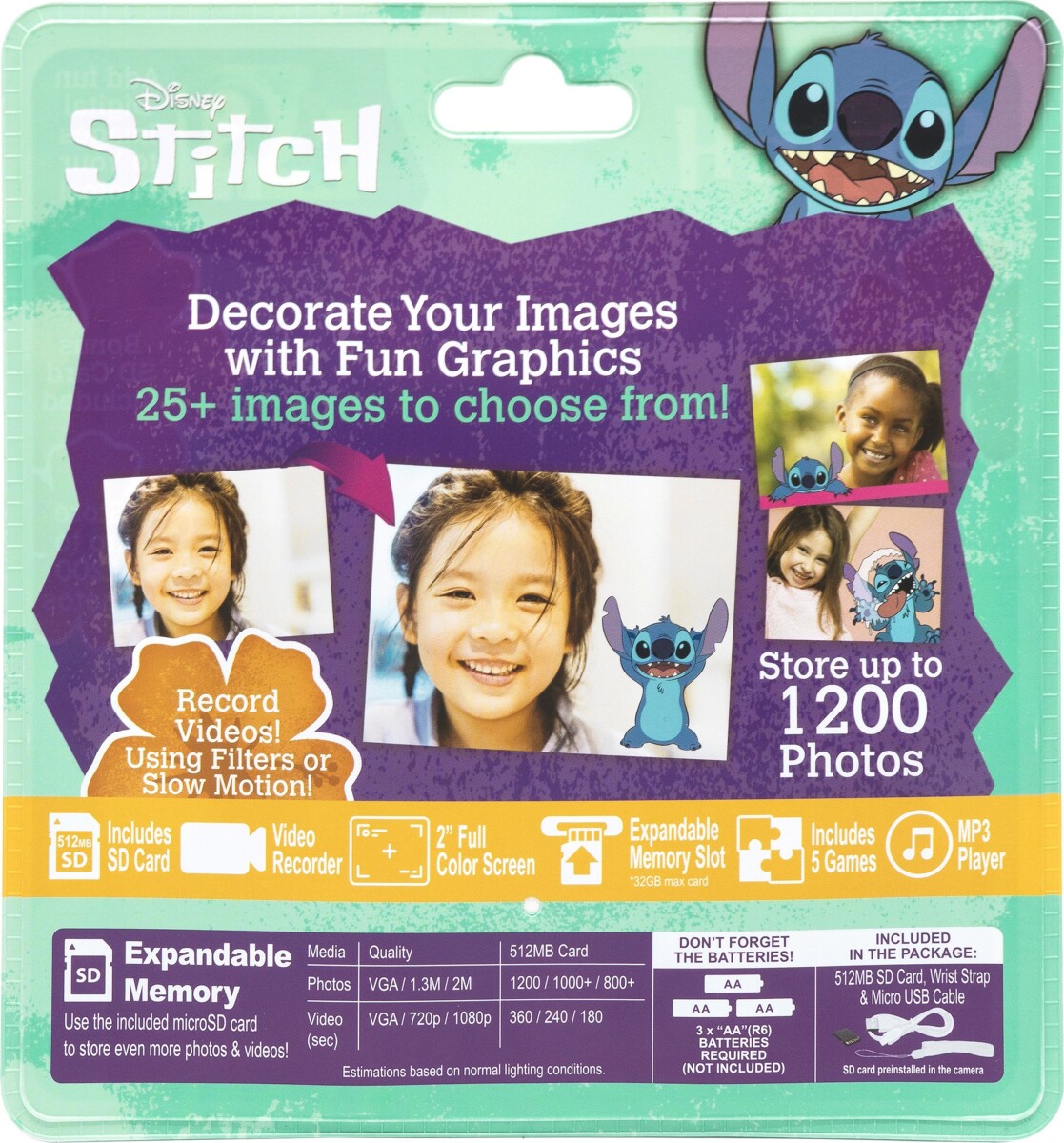 Ekids - Lilo Stitch Digital Camera