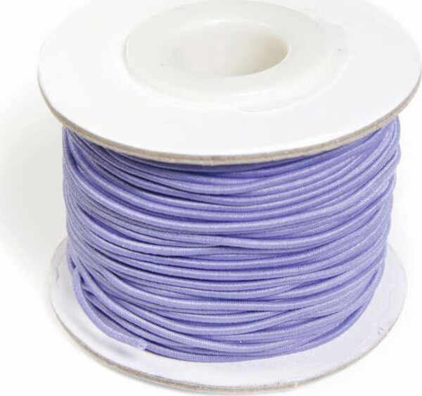 Elastiksnor - Tykkelse 1 2 Mm - 25 M - Lilla