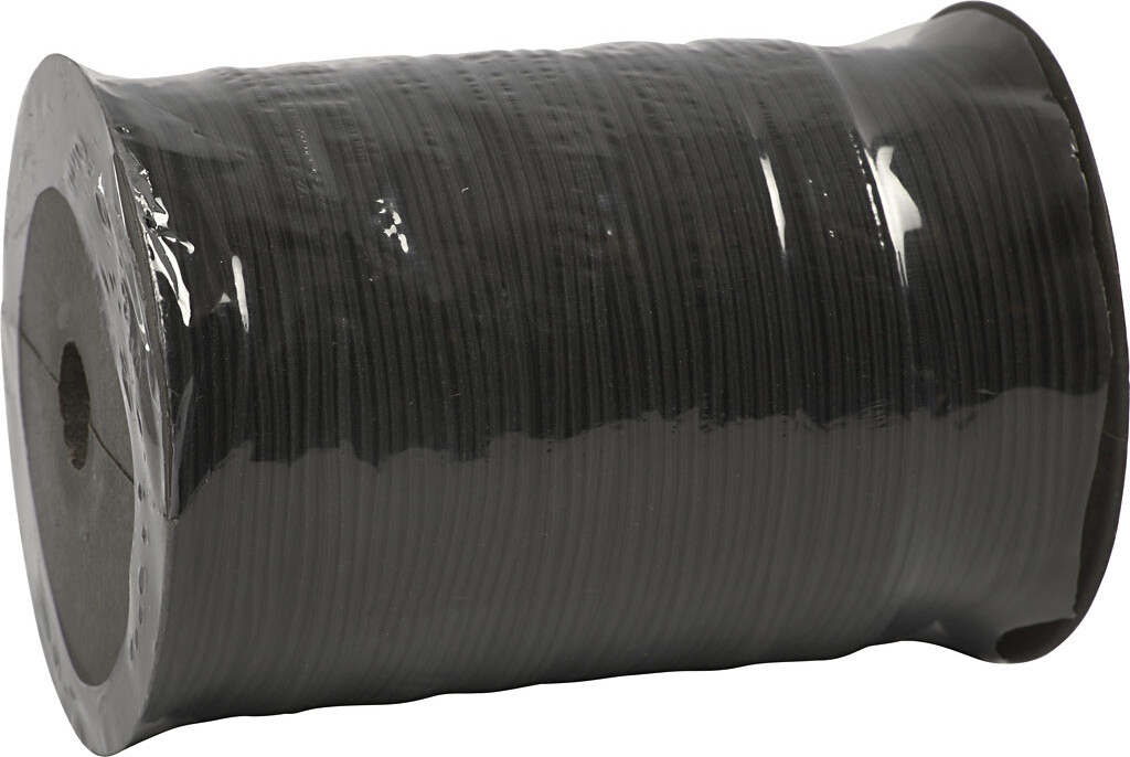 Elastiksnor - 2 Mm - Sort - 250 M