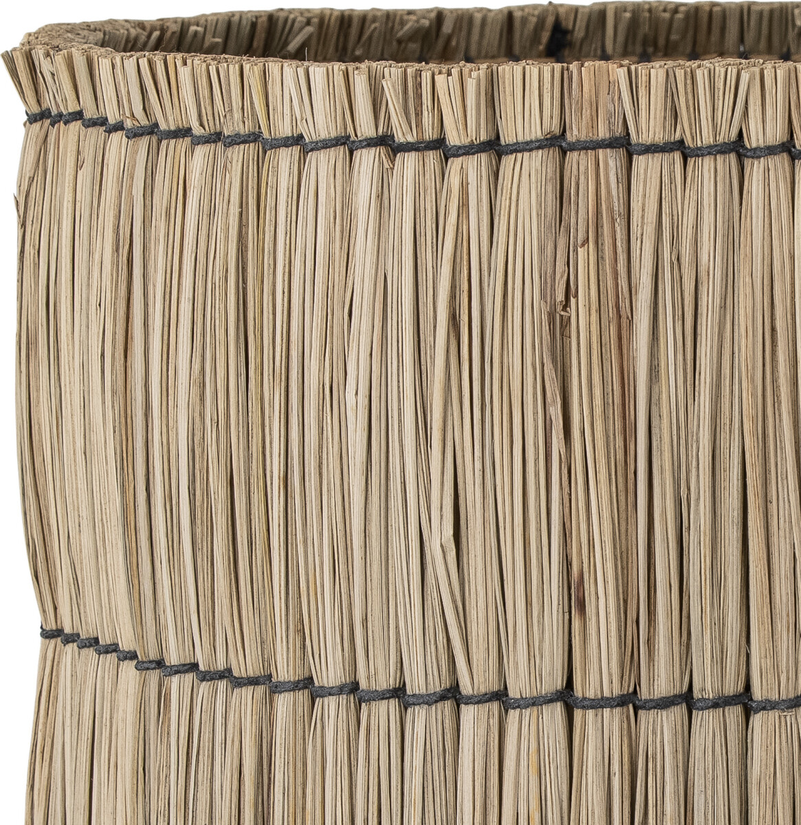 Bloomingville - Elit Kurv I Flet - Natur - Mendong Grass - 2 Stk