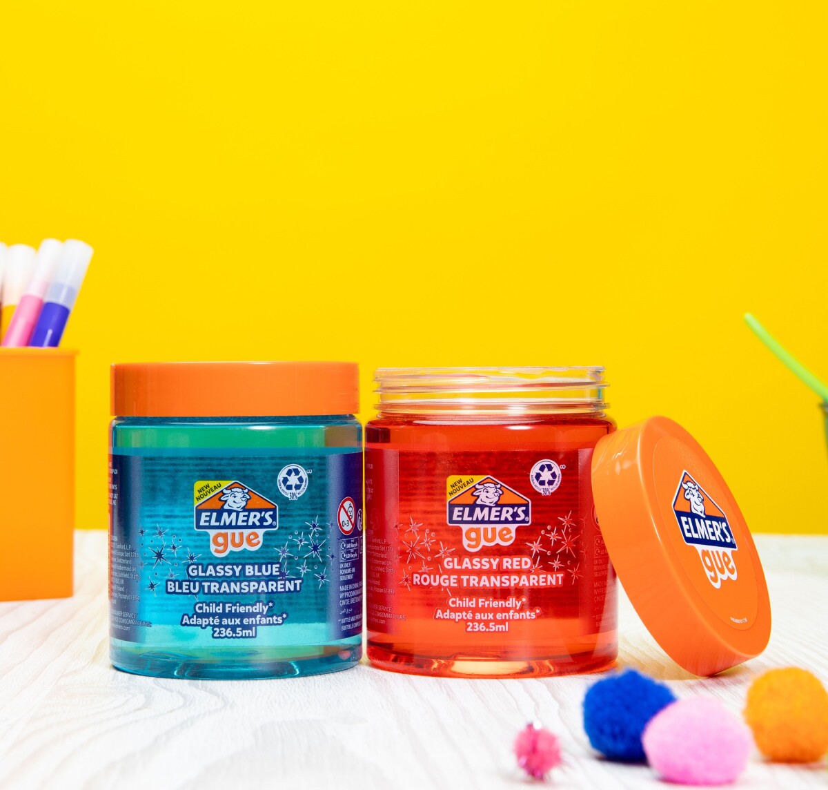 Elmers - Slim - Rød - 236 Ml