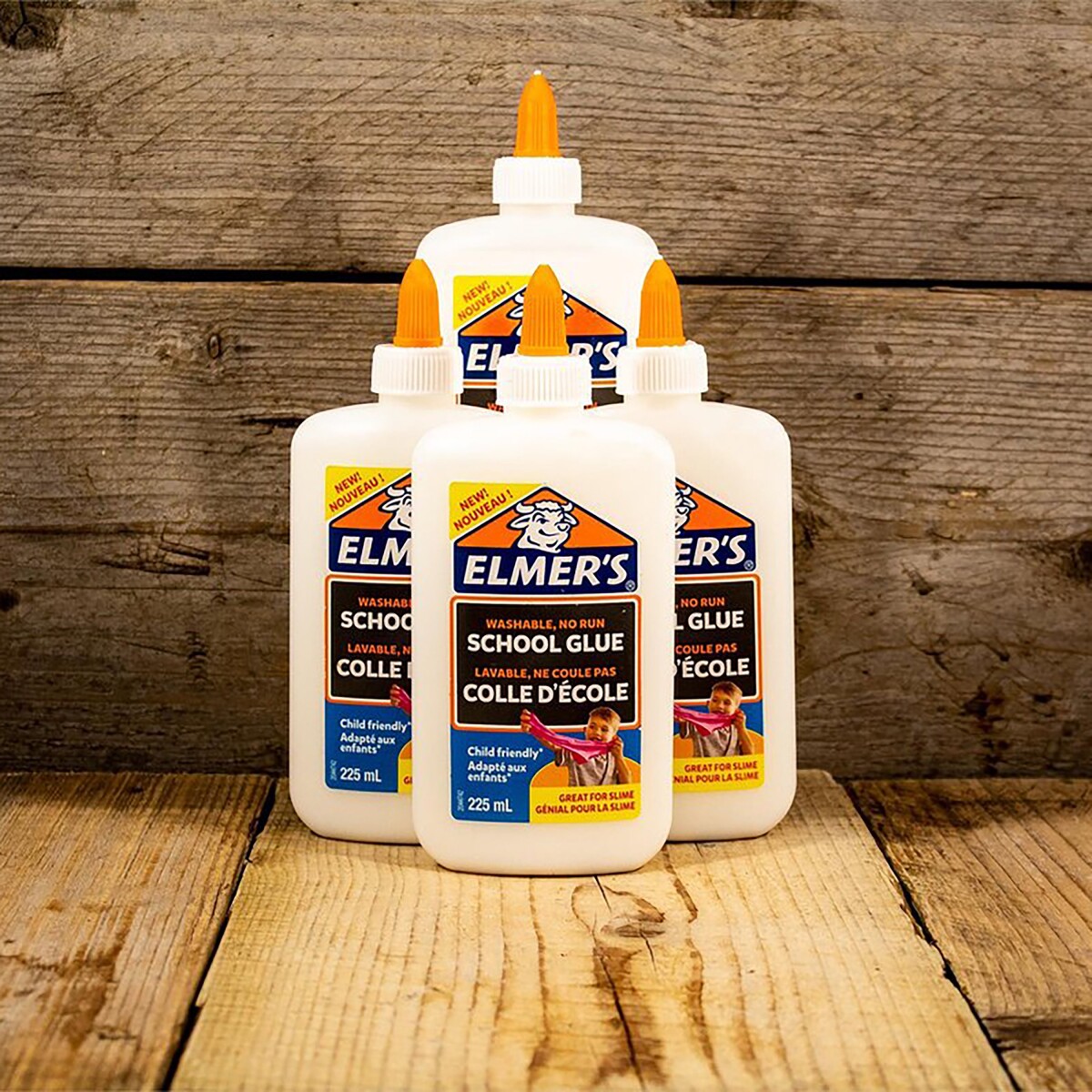 Elmer S - Flydende Skolelim - Hvid - 225 Ml