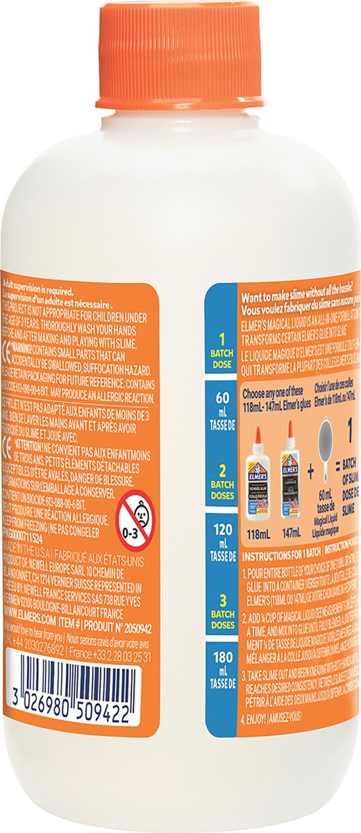 Elmer S - Magiske Væske Til Slim - 259 Ml